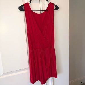 Small Red Romper